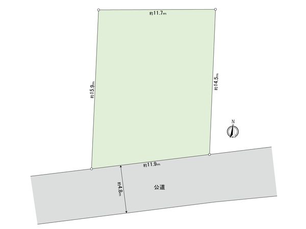 大田区田園調布3丁目土地 区画図