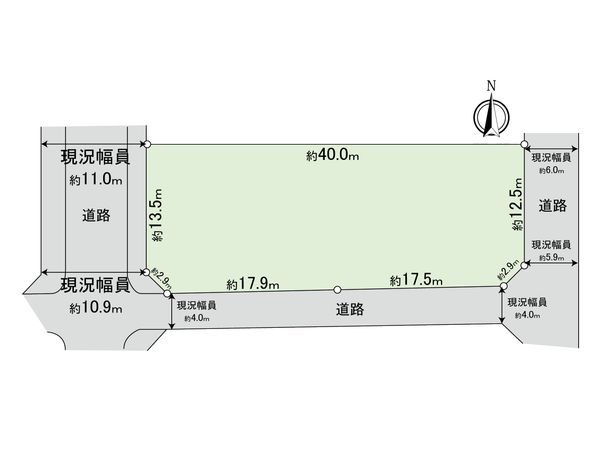 川崎区藤崎1丁目(土地) 区画図