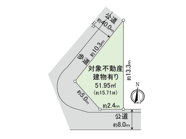 川崎区日ノ出1丁目 土地 区画図