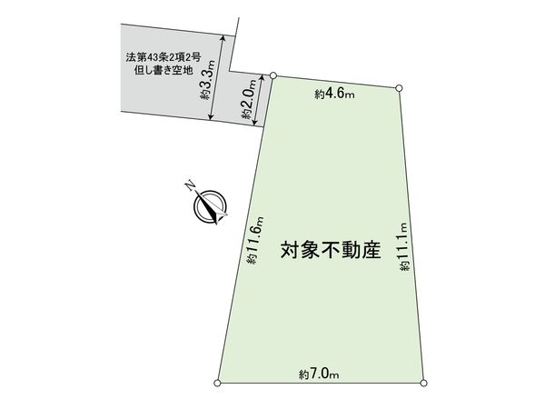 鶴見区尻手二丁目土地 区画図 鶴見区尻手二丁目土地 区画図