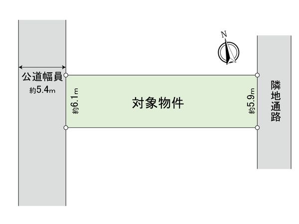 幸区中幸町3丁目 古家付き土地 区画図 幸区中幸町3丁目 古家付き土地 区画図