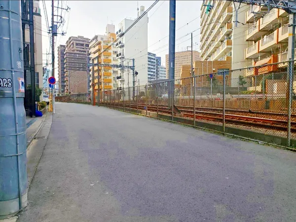 前面道路※２０２５年２月撮影