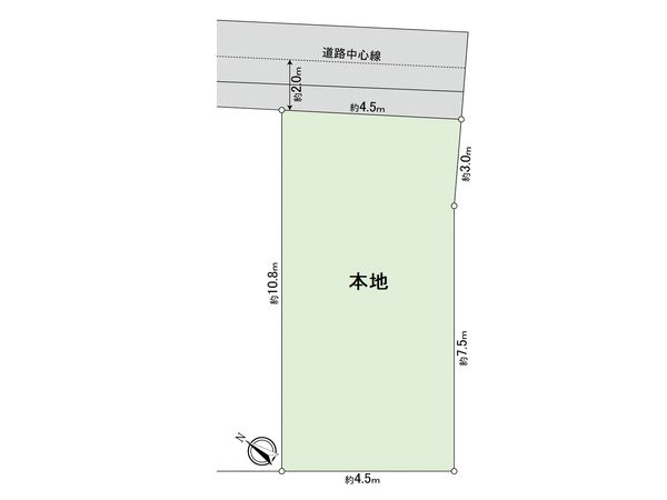 川崎区本町2丁目(土地) 区画図 川崎区本町2丁目(土地) 区画図