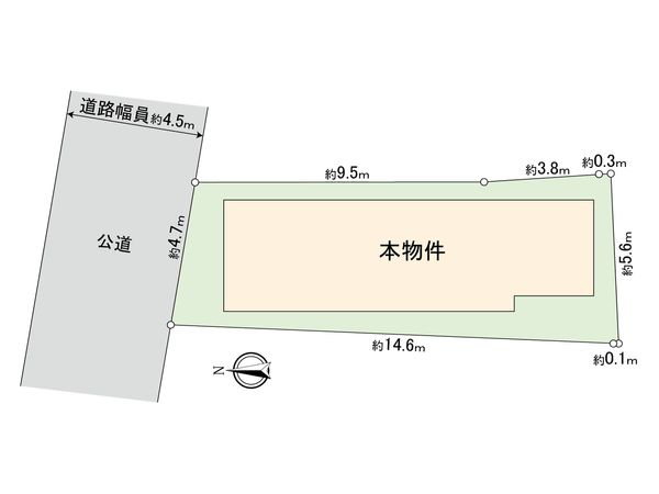川崎区小田4丁目戸建 区画図