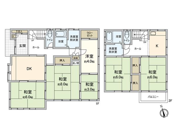 川崎区大島上町戸建 間取図(平面図) 川崎区大島上町戸建 間取図(平面図)