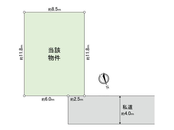 横須賀市長沢1丁目(戸建) 区画図 横須賀市長沢1丁目(戸建) 区画図