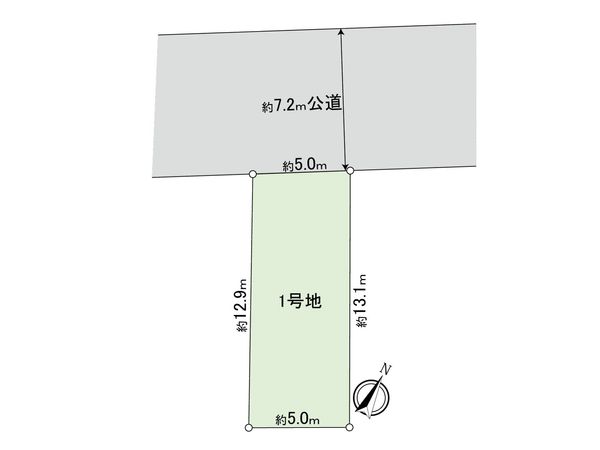 幸区戸手4丁目(新築戸建1号棟) 区画図 幸区戸手4丁目(新築戸建1号棟) 区画図
