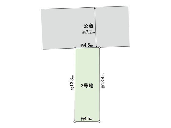幸区戸手4丁目(新築戸建3号棟) 区画図 幸区戸手4丁目(新築戸建3号棟) 区画図