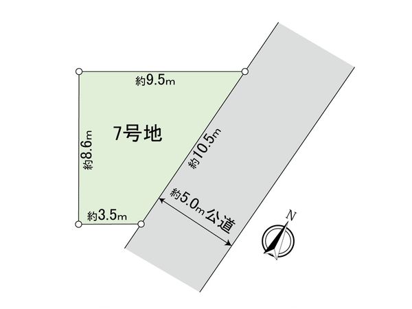 幸区戸手4丁目(新築戸建7号棟) 間取図(平面図) 幸区戸手4丁目(新築戸建7号棟) 間取図(平面図)