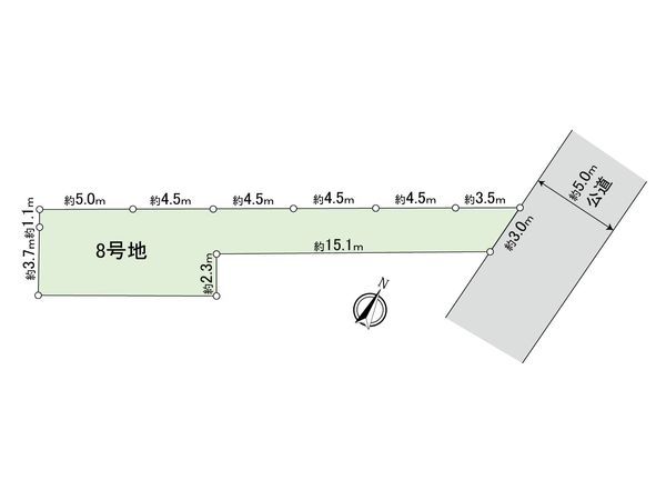 幸区戸手4丁目(新築戸建8号棟) 間取図(平面図) 幸区戸手4丁目(新築戸建8号棟) 間取図(平面図)