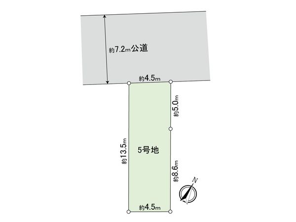 幸区戸手4丁目(新築戸建5号棟) 間取図(平面図) 幸区戸手4丁目(新築戸建5号棟) 間取図(平面図)