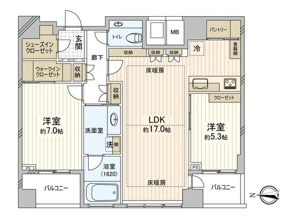 サンクタス川崎タワー 間取図(平面図) サンクタス川崎タワー 間取図(平面図)