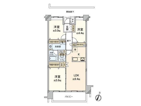 アルカサル川崎 間取図(平面図) アルカサル川崎 間取図(平面図)