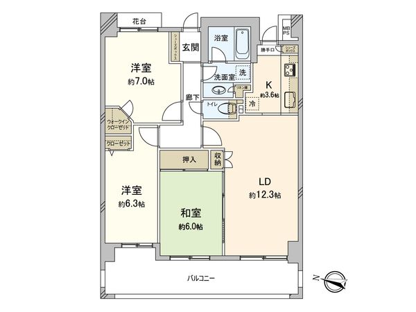 間取図(平面図)