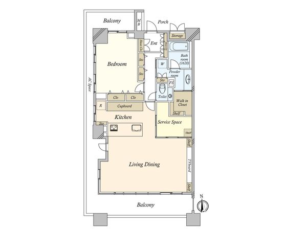 コットンハーバータワーズ シーイースト 間取図(平面図) コットンハーバータワーズ シーイースト 間取図(平面図)