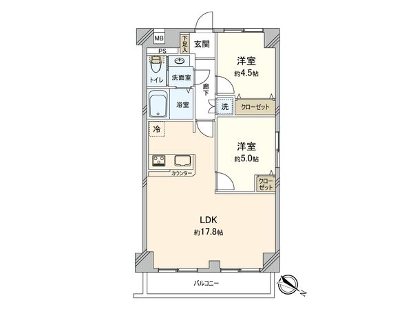 トーア川崎マンション 間取図(平面図) トーア川崎マンション 間取図(平面図)