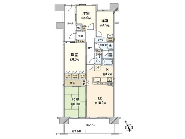 アイランドグレース サニーコート 間取図(平面図) アイランドグレース サニーコート 間取図(平面図)