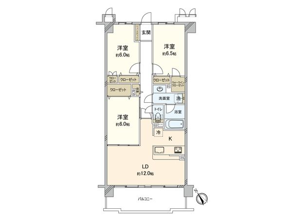 アークプラザ川崎南 間取図(平面図) アークプラザ川崎南 間取図(平面図)