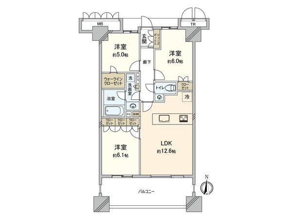 リヴィエマーレ 間取図(平面図) リヴィエマーレ 間取図(平面図)
