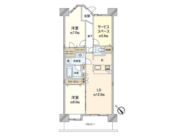 フォルスコート川崎グランテール 間取図(平面図) フォルスコート川崎グランテール 間取図(平面図)