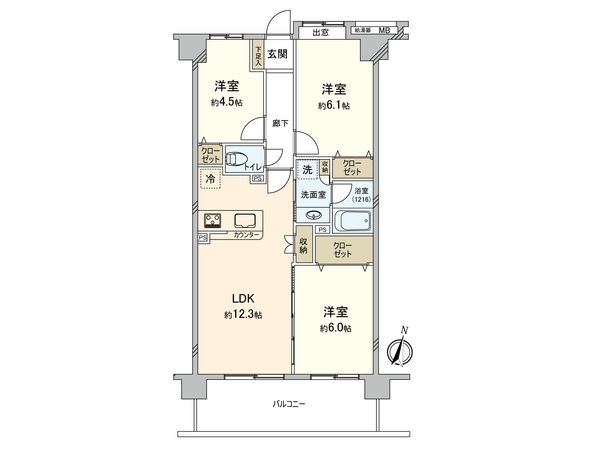 ダイアパレス川崎パークサイド 間取図(平面図) ダイアパレス川崎パークサイド 間取図(平面図)