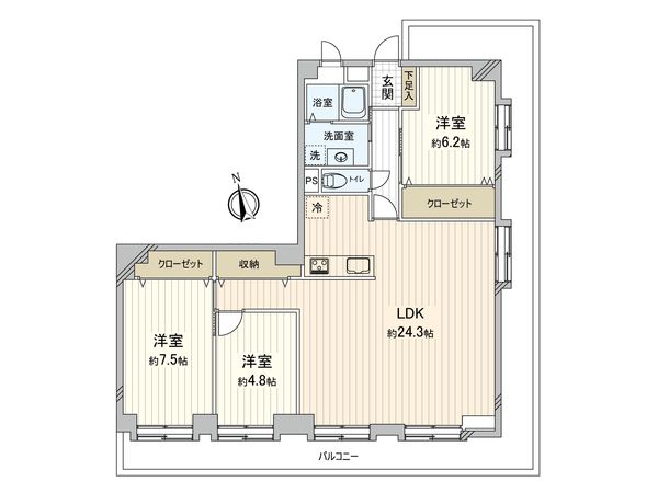 川崎大師第2スカイハイツ 間取図(平面図) 川崎大師第2スカイハイツ 間取図(平面図)