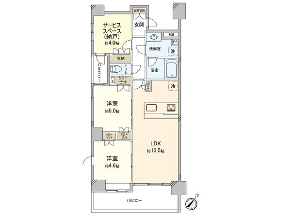 アーリアシティ川崎 間取図(平面図) 間取図(平面図)