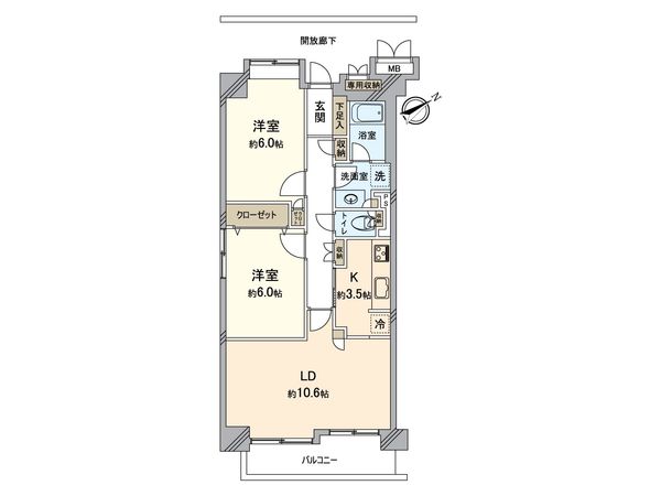 シティウインズ新川崎 弐番館 間取図(平面図) シティウインズ新川崎 弐番館 間取図(平面図)