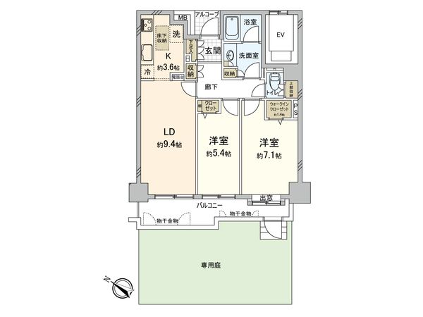 パークシティ新川崎 西三番街C棟 間取図(平面図) パークシティ新川崎 西三番街C棟 間取図(平面図)