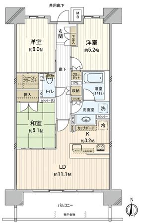 間取図(平面図)