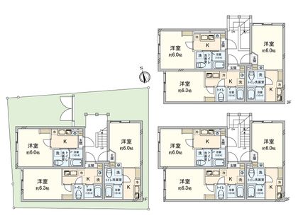 大田区仲六郷4丁目新築アパート 間取図(平面図)