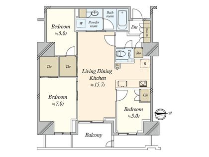 間取図(平面図)