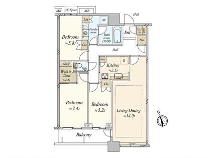 間取図(平面図)