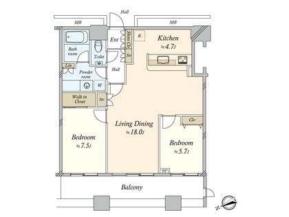 間取図(平面図)