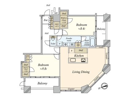 間取図(平面図)