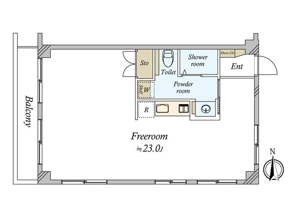 マック三田コート 間取図(平面図)