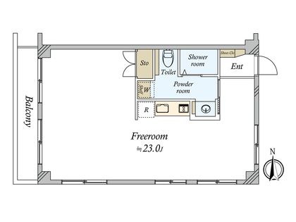 マック三田コート 間取図(平面図)
