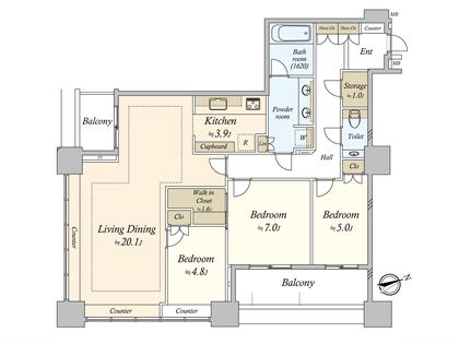 間取図(平面図)