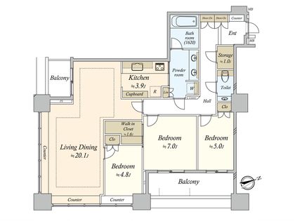 間取図(平面図)