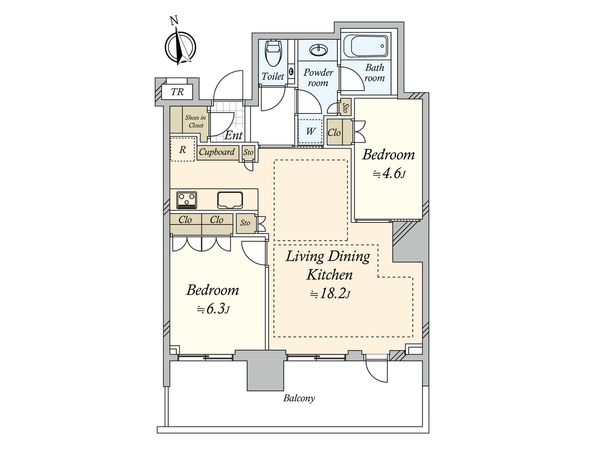 パークコート浜離宮 ザ タワー 間取図(平面図) パークコート浜離宮 ザ タワー 間取図(平面図)