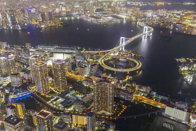 芝浦アイランドケープタワー 航空写真 芝浦アイランドケープタワー 航空写真