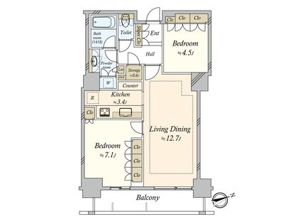 間取図(平面図)