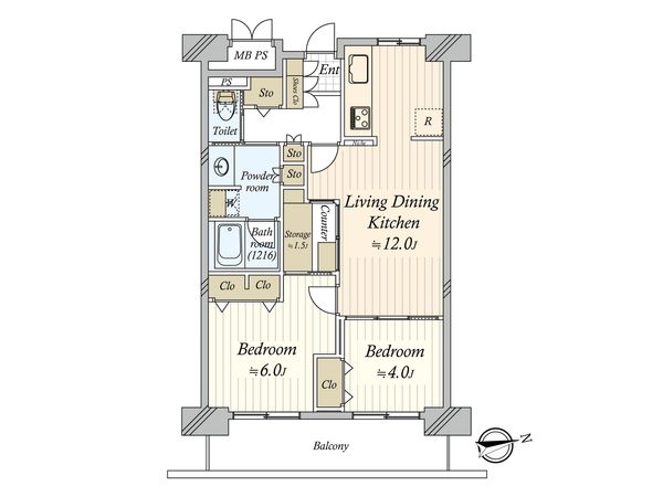 三田ナショナルコート 間取図(平面図) 間取図(平面図)