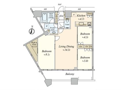 間取図(平面図)
