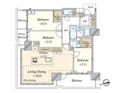 間取図(平面図)