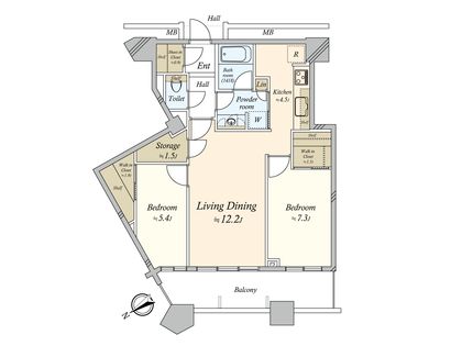 間取図(平面図)