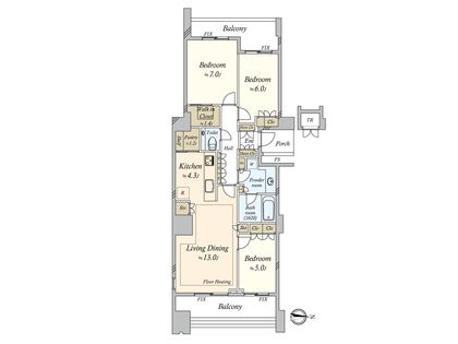 間取図(平面図)