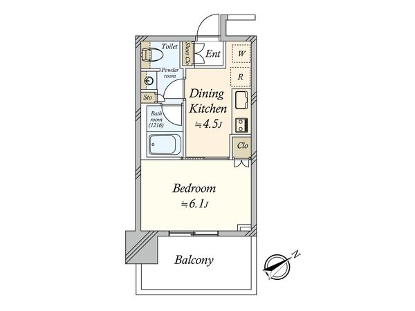 Brillia Tower浜離宮 間取図(平面図)