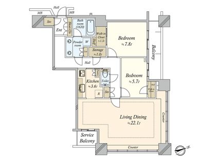 間取図(平面図)