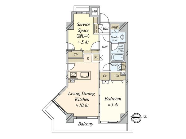 インフィニティ三田 間取図(平面図)